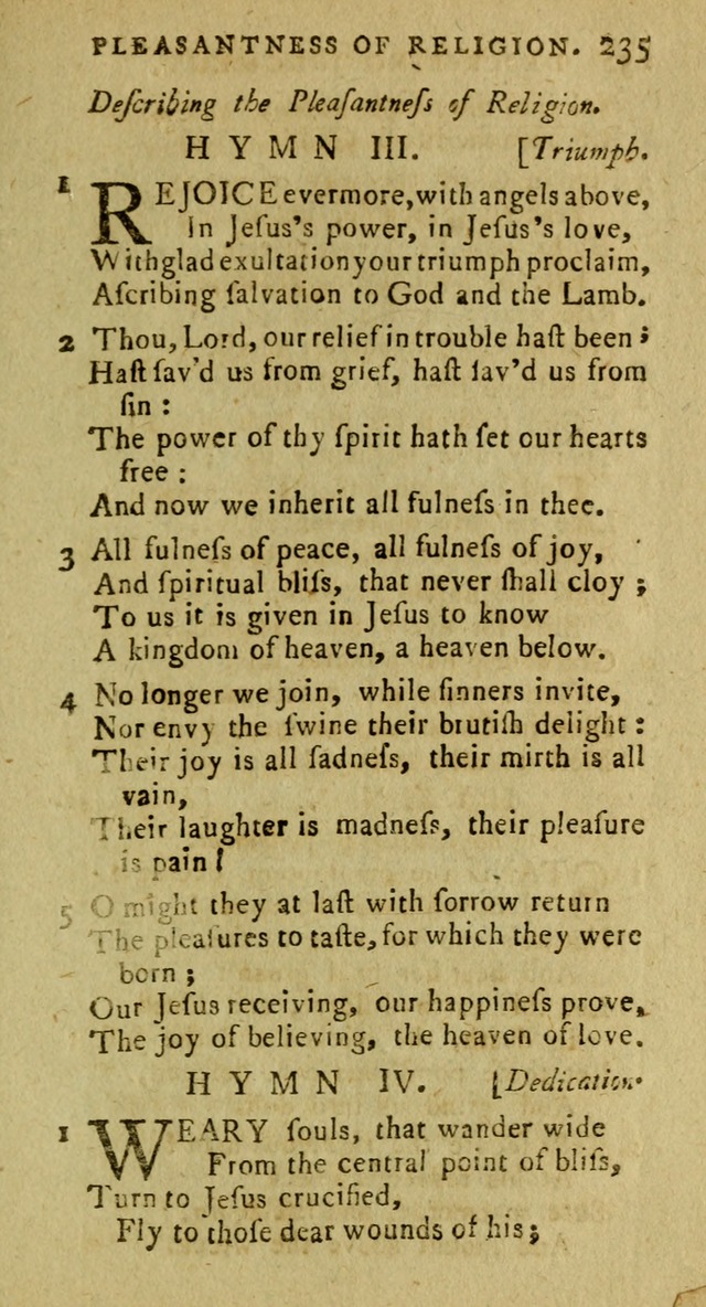 A Pocket Hymn Book: designed as a constant companion for the pious, collected from various authors (9th ed.) page 235