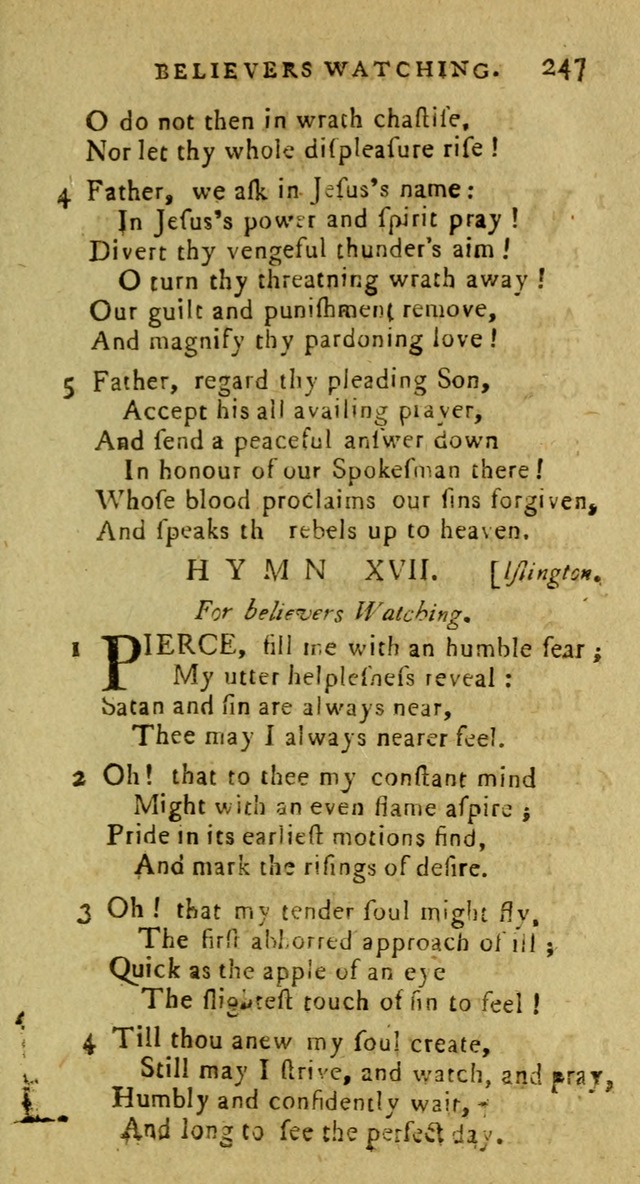 A Pocket Hymn Book: designed as a constant companion for the pious, collected from various authors (9th ed.) page 247