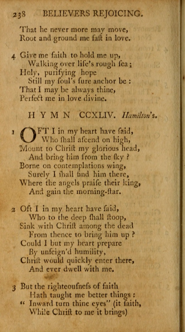 A Pocket Hymn-book: designed as a constant companion for the pious, collected from various authors (18th ed.) page 232