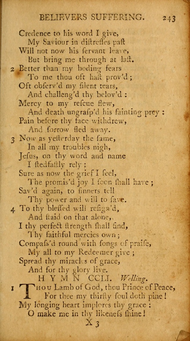 A Pocket Hymn-book: designed as a constant companion for the pious, collected from various authors (18th ed.) page 237