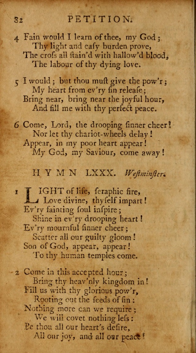A Pocket Hymn-book: designed as a constant companion for the pious, collected from various authors (18th ed.) page 84
