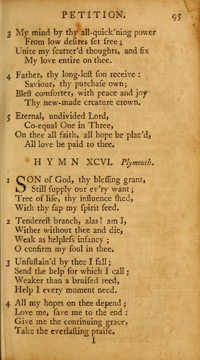 A Pocket Hymn-book: designed as a constant companion for the pious, collected from various authors (18th ed.) page 97