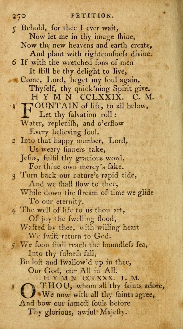 A Pocket Hymn-Book: designed as a constant companion for the pious: collected from various authors. (21st ed.) page 270