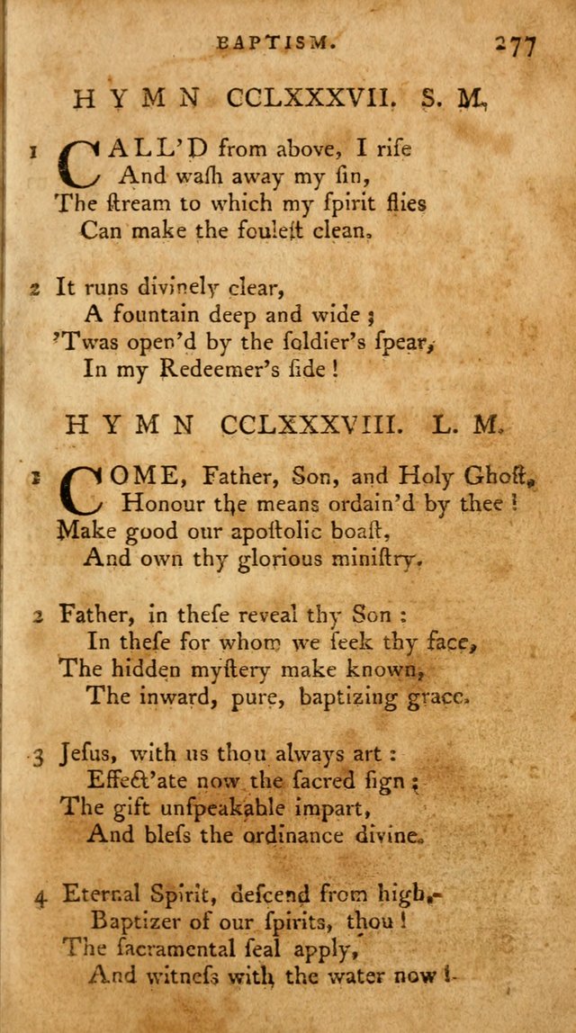 A Pocket Hymn-Book: designed as a constant companion for the pious: collected from various authors. (21st ed.) page 277