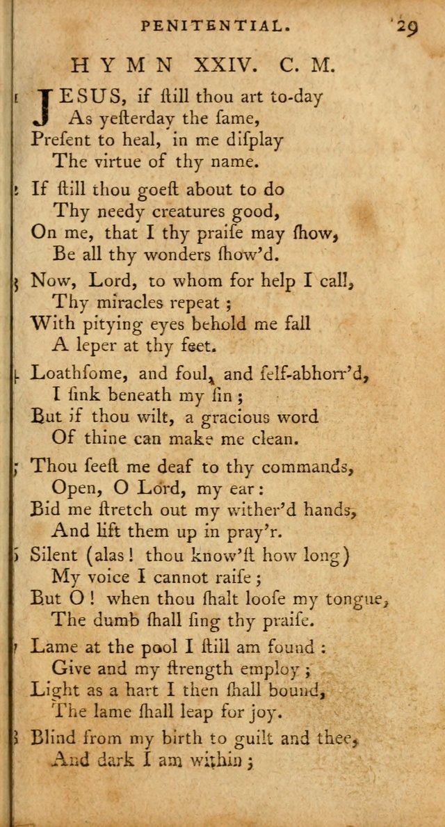A Pocket Hymn-Book: designed as a constant companion for the pious: collected from various authors. (21st ed.) page 29