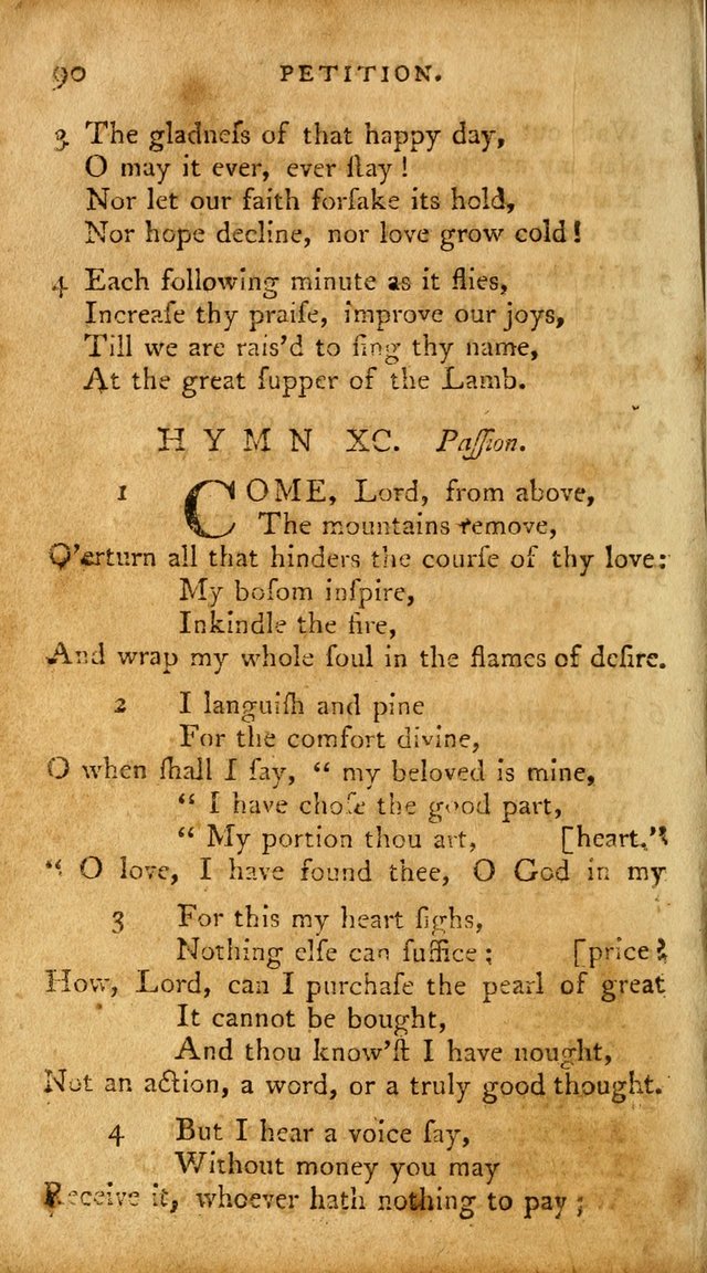 A Pocket Hymn-Book: designed as a constant companion for the pious: collected from various authors. (21st ed.) page 90