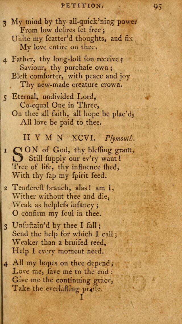 A Pocket Hymn-Book: designed as a constant companion for the pious: collected from various authors. (21st ed.) page 95