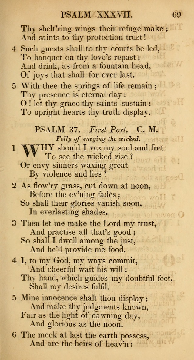 The Psalms and Hymns, with the Catechism, Confession of Faith, and Liturgy, of the Reformed Dutch Church in North America page 71