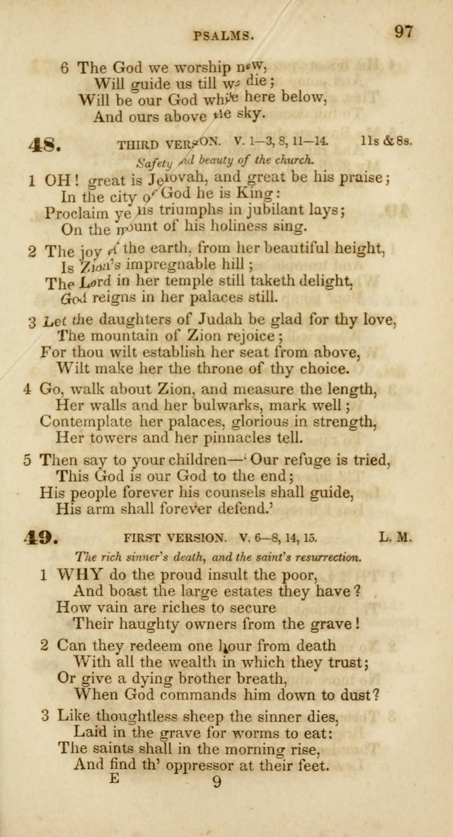 Psalms and Hymns, for Christian Use and Worship page 108