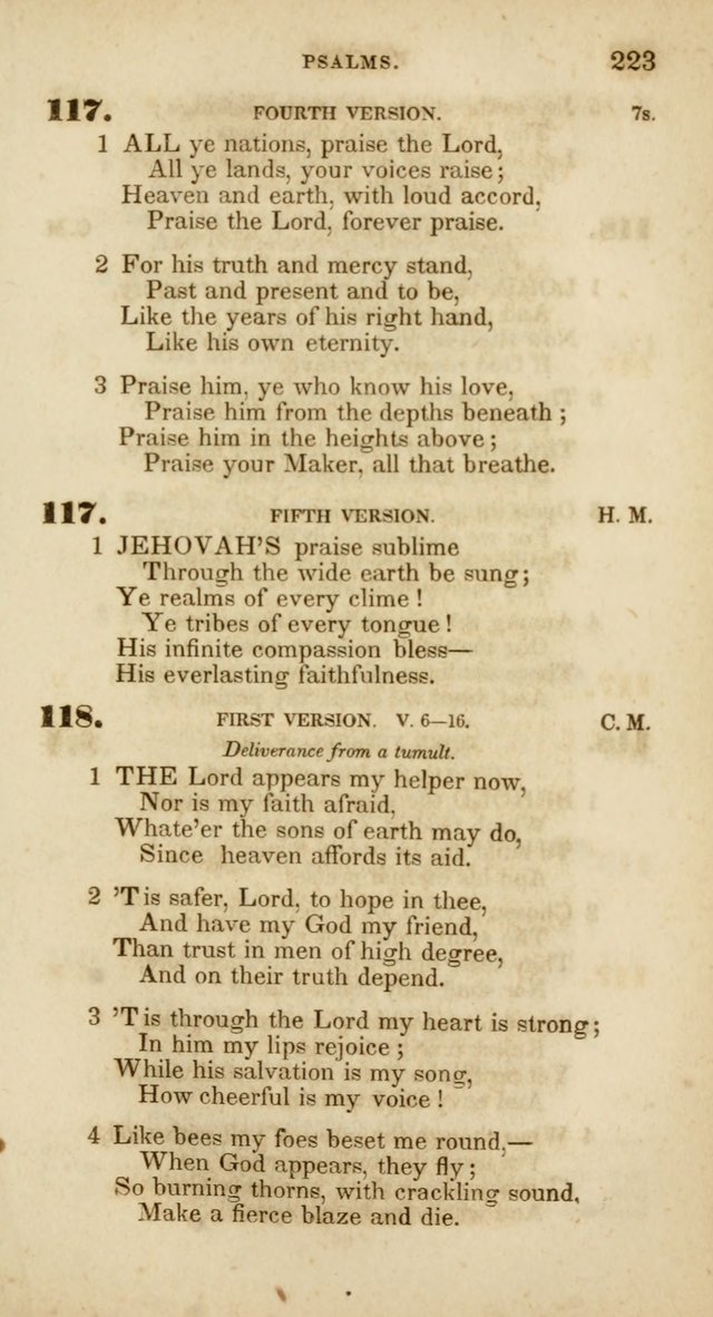 Psalms and Hymns, for Christian Use and Worship page 234