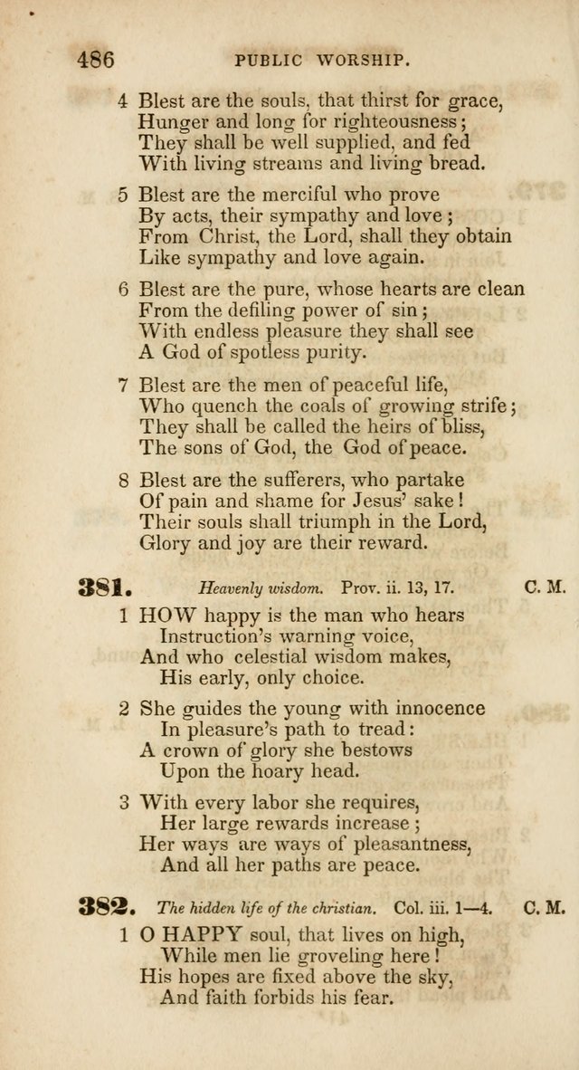 Psalms and Hymns, for Christian Use and Worship page 497