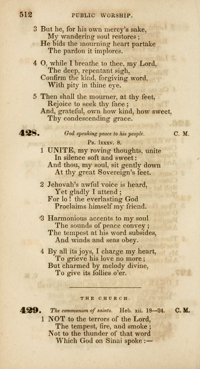 Psalms and Hymns, for Christian Use and Worship page 523