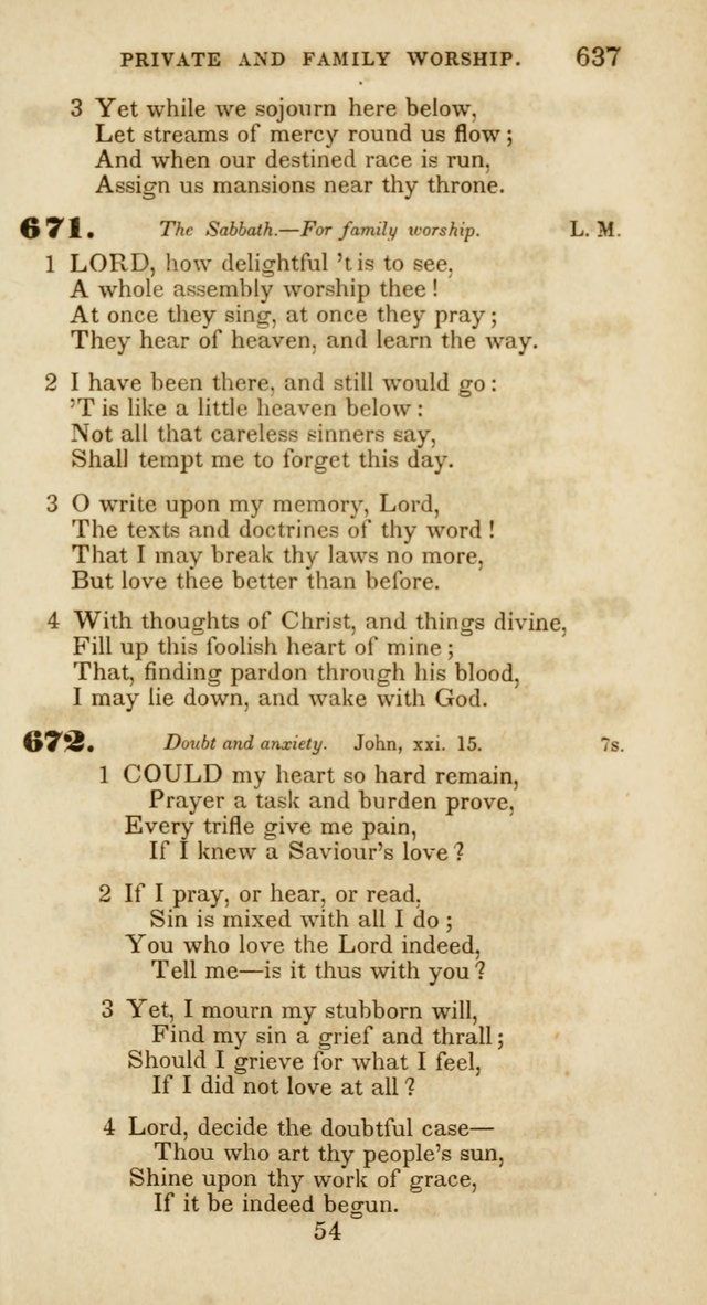 Psalms and Hymns, for Christian Use and Worship page 648