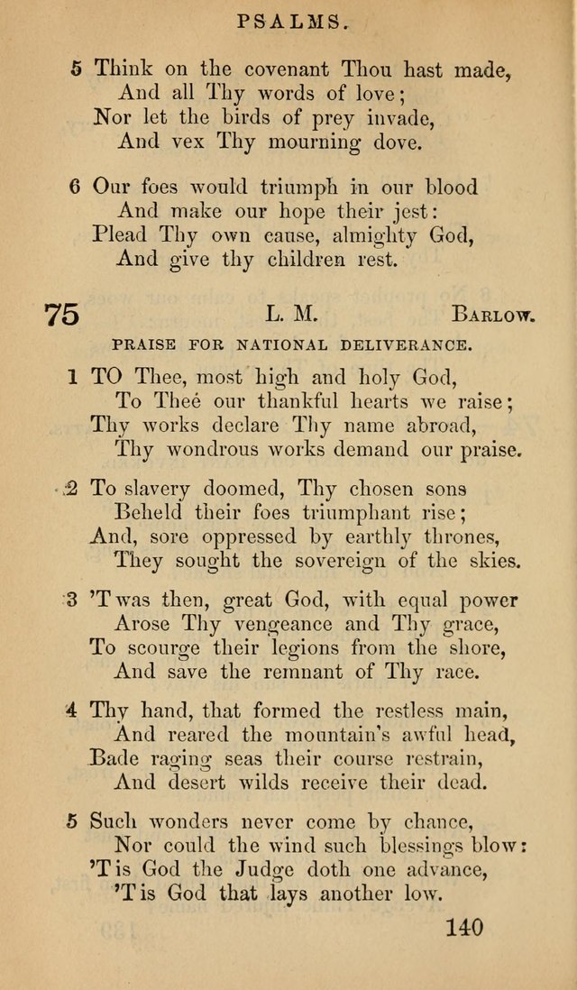 The Psalms and Hymns, with the Doctrinal Standards and Liturgy of the Reformed Protestant Dutch Church in North America page 148
