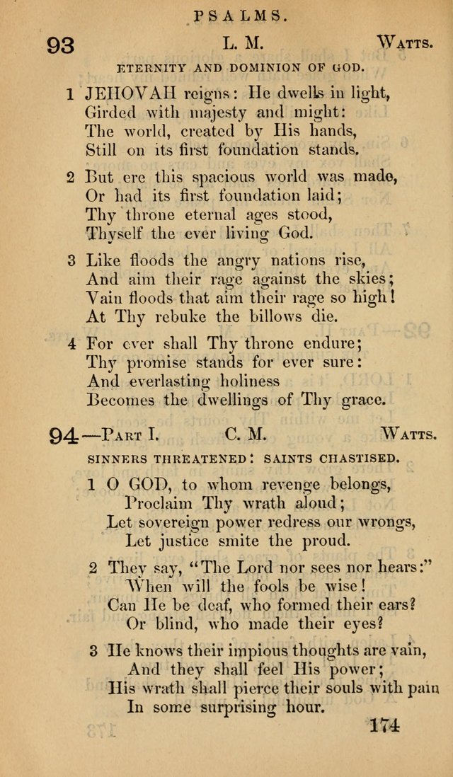The Psalms and Hymns, with the Doctrinal Standards and Liturgy of the Reformed Protestant Dutch Church in North America page 182