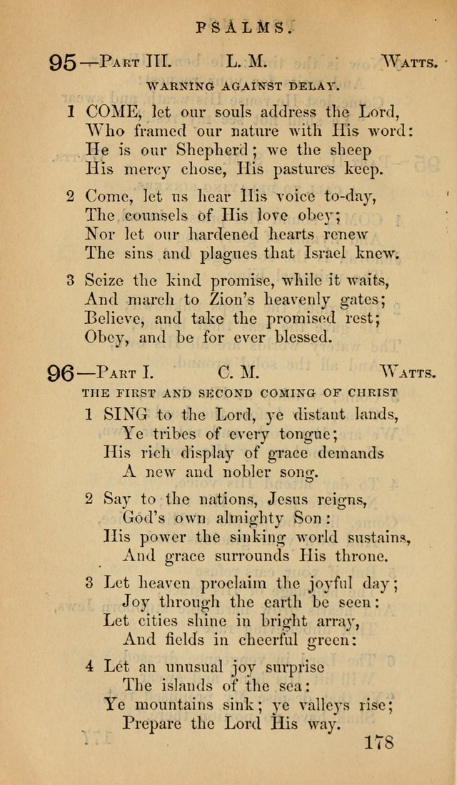 The Psalms and Hymns, with the Doctrinal Standards and Liturgy of the Reformed Protestant Dutch Church in North America page 186