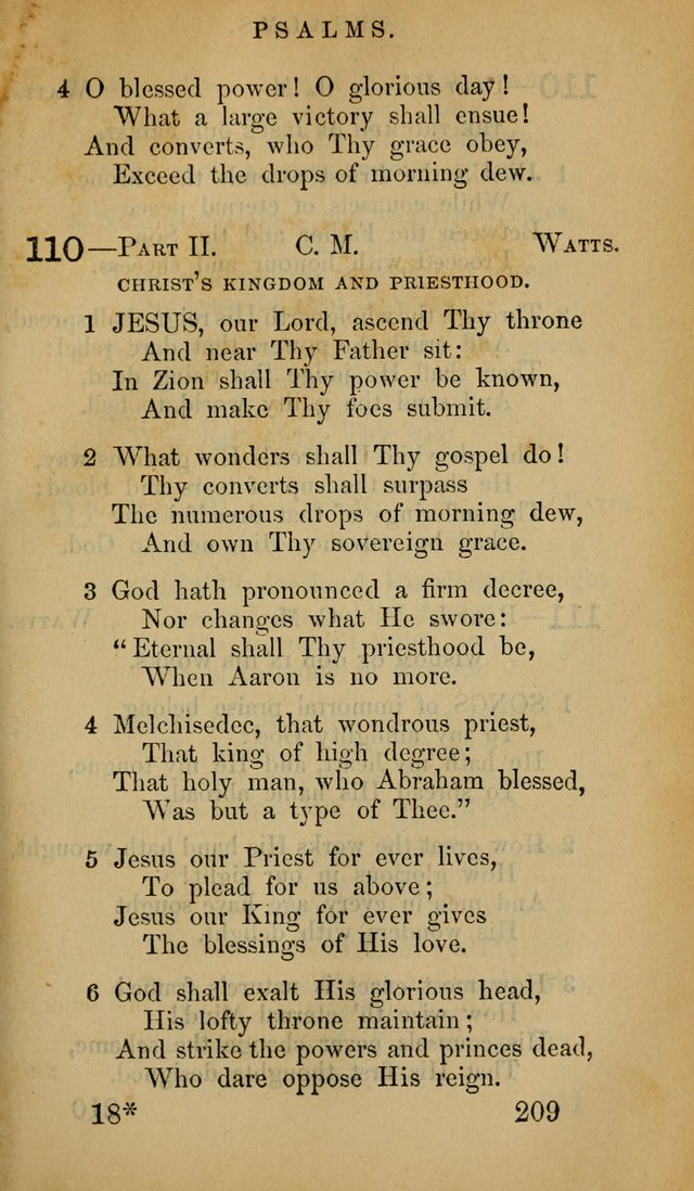 The Psalms and Hymns, with the Doctrinal Standards and Liturgy of the Reformed Protestant Dutch Church in North America page 217