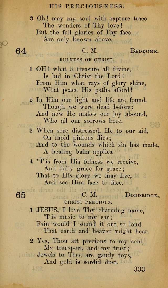 The Psalms and Hymns, with the Doctrinal Standards and Liturgy of the Reformed Protestant Dutch Church in North America page 341