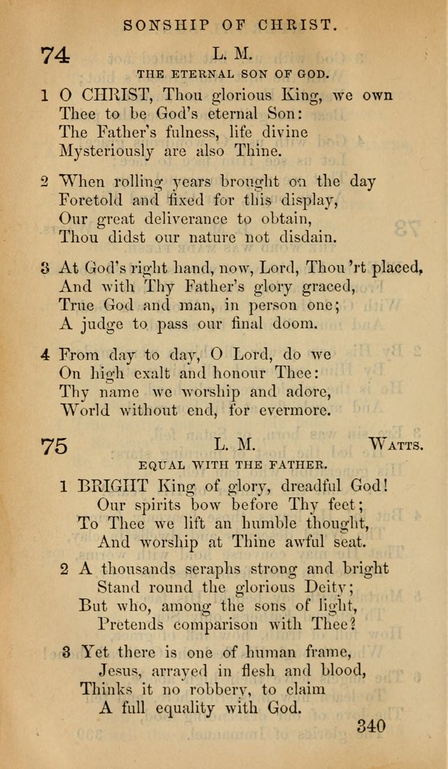 The Psalms and Hymns, with the Doctrinal Standards and Liturgy of the Reformed Protestant Dutch Church in North America page 348