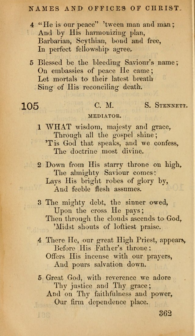 The Psalms and Hymns, with the Doctrinal Standards and Liturgy of the Reformed Protestant Dutch Church in North America page 370