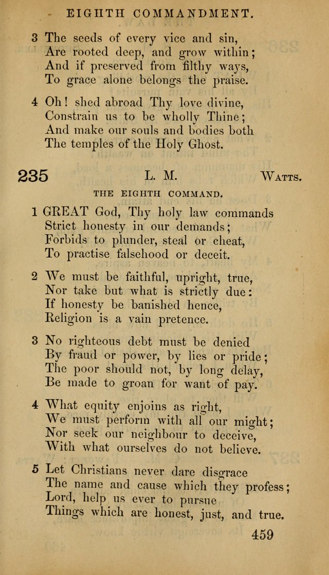 The Psalms and Hymns, with the Doctrinal Standards and Liturgy of the Reformed Protestant Dutch Church in North America page 467