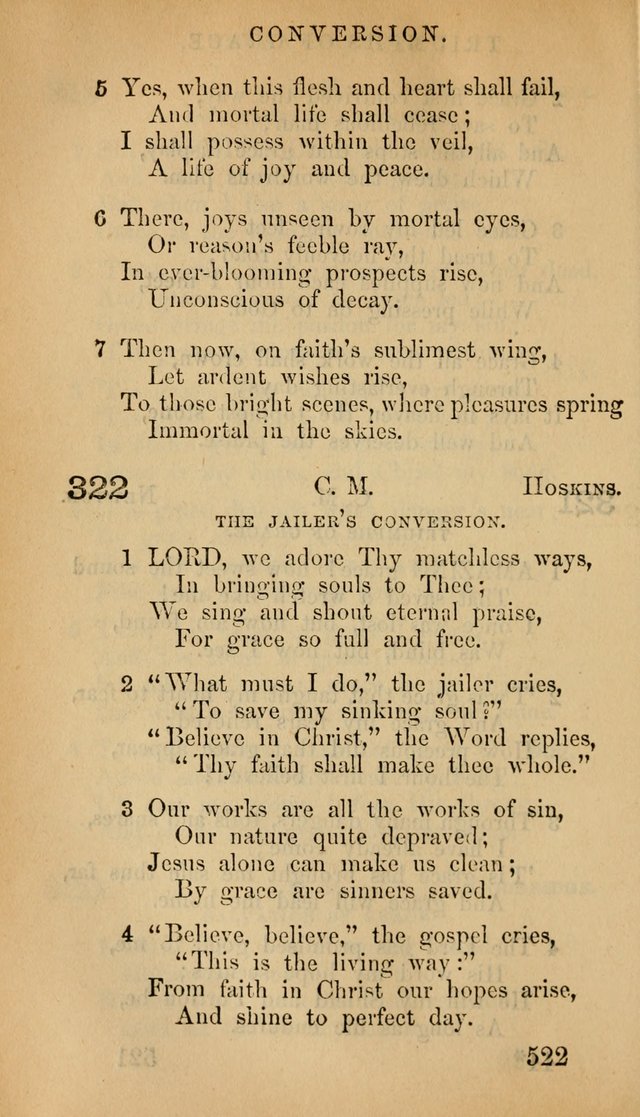 The Psalms and Hymns, with the Doctrinal Standards and Liturgy of the Reformed Protestant Dutch Church in North America page 530