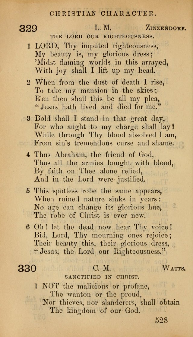 The Psalms and Hymns, with the Doctrinal Standards and Liturgy of the Reformed Protestant Dutch Church in North America page 536