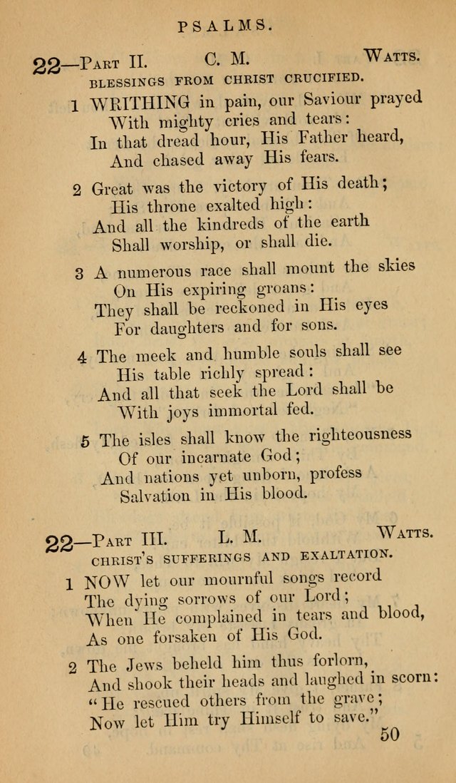 The Psalms and Hymns, with the Doctrinal Standards and Liturgy of the Reformed Protestant Dutch Church in North America page 58