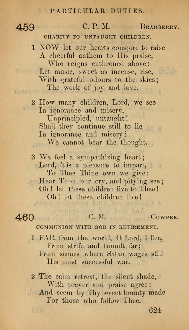 The Psalms and Hymns, with the Doctrinal Standards and Liturgy of the Reformed Protestant Dutch Church in North America page 632
