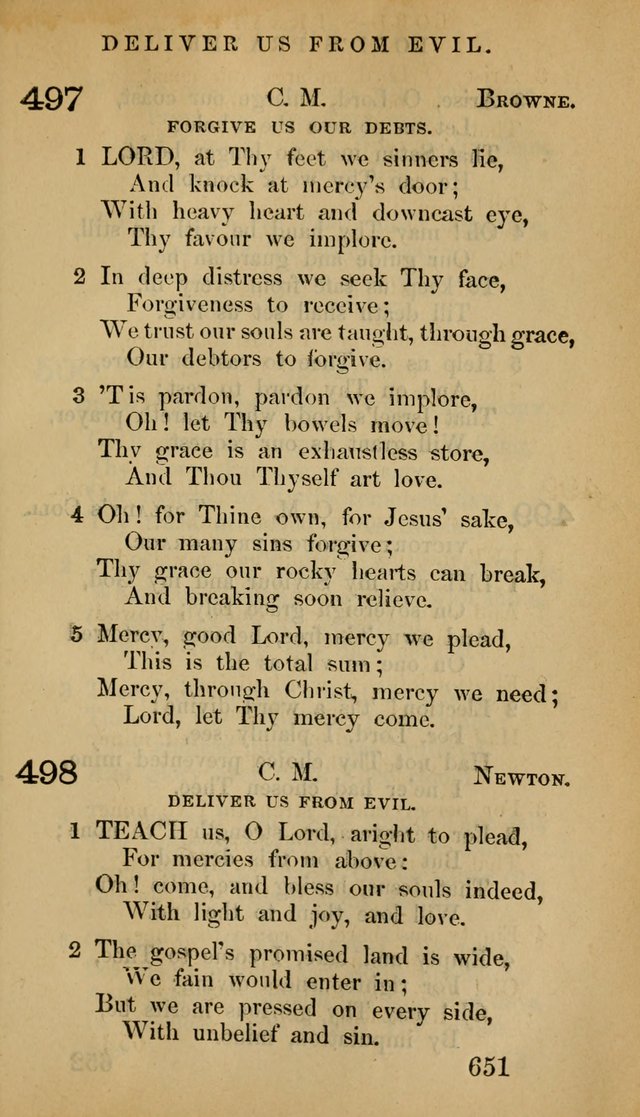 The Psalms and Hymns, with the Doctrinal Standards and Liturgy of the Reformed Protestant Dutch Church in North America page 659