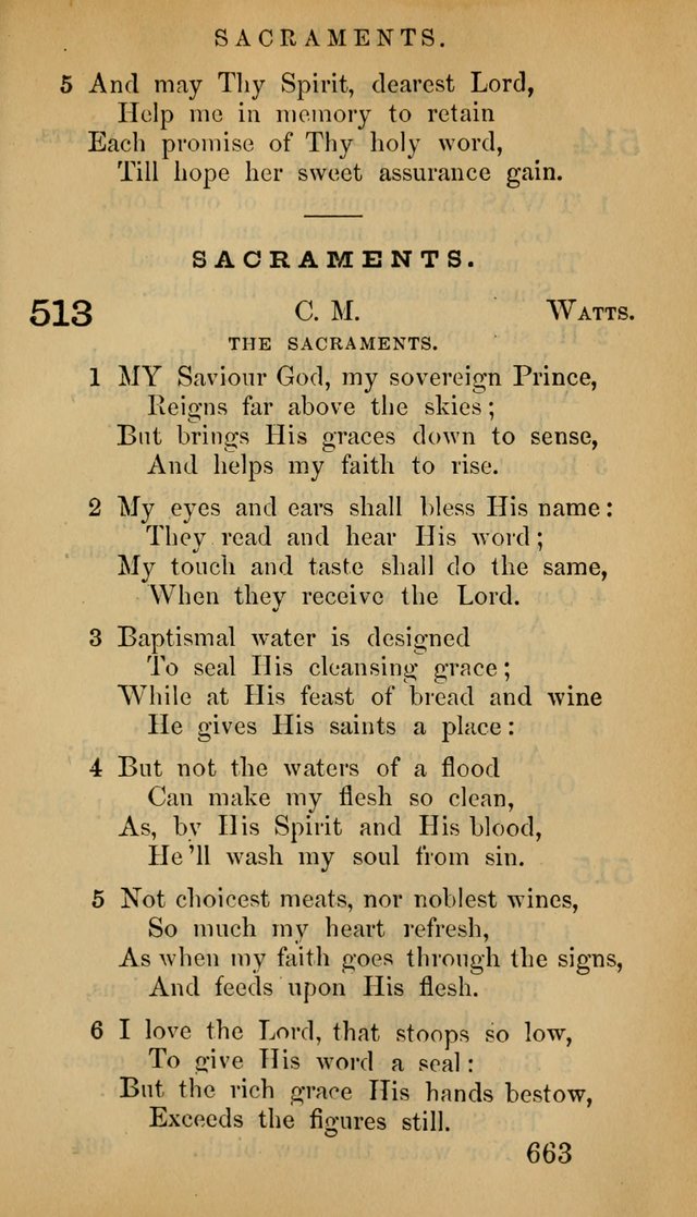 The Psalms and Hymns, with the Doctrinal Standards and Liturgy of the Reformed Protestant Dutch Church in North America page 671
