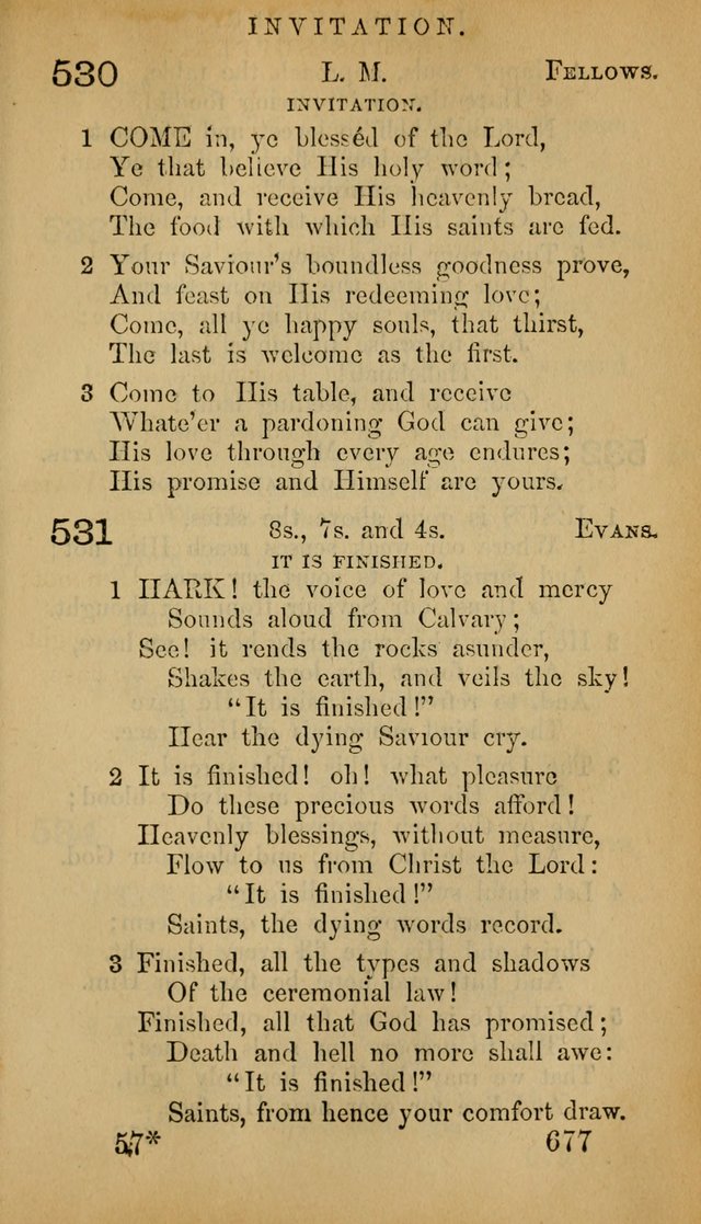 The Psalms and Hymns, with the Doctrinal Standards and Liturgy of the Reformed Protestant Dutch Church in North America page 685