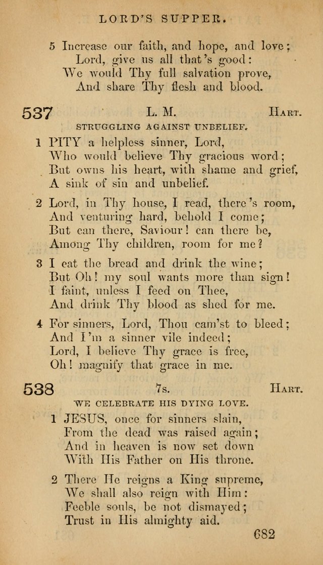 The Psalms and Hymns, with the Doctrinal Standards and Liturgy of the Reformed Protestant Dutch Church in North America page 690
