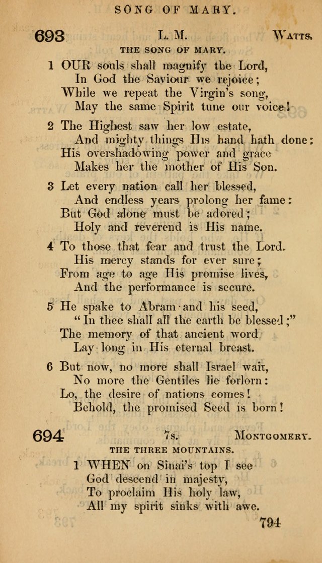 The Psalms and Hymns, with the Doctrinal Standards and Liturgy of the Reformed Protestant Dutch Church in North America page 802