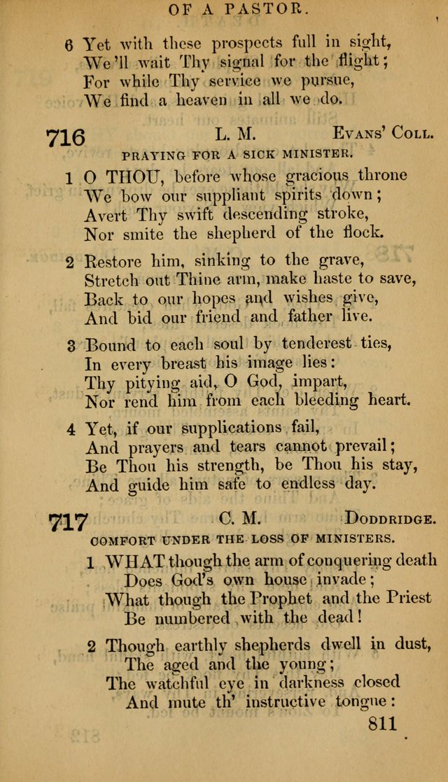 The Psalms and Hymns, with the Doctrinal Standards and Liturgy of the Reformed Protestant Dutch Church in North America page 819