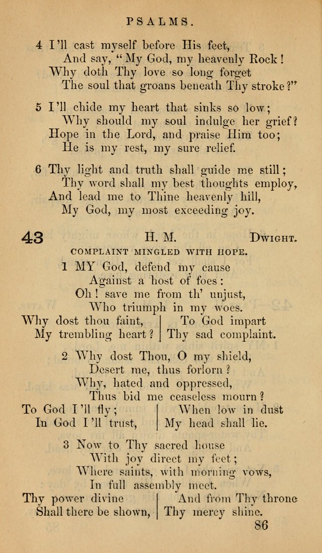 The Psalms and Hymns, with the Doctrinal Standards and Liturgy of the Reformed Protestant Dutch Church in North America page 94