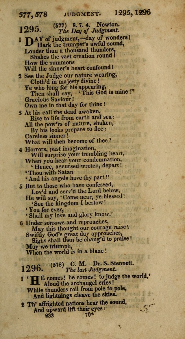 The Psalms and Hymns of Dr. Watts page 823
