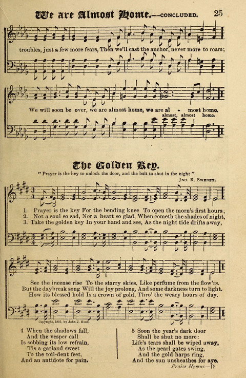 Praise Hymns and Full Salvation Songs page 25