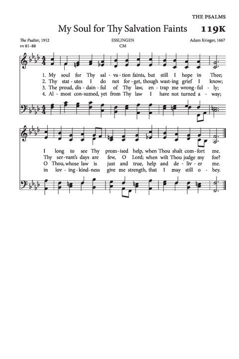 Psalms and Hymns to the Living God page 167