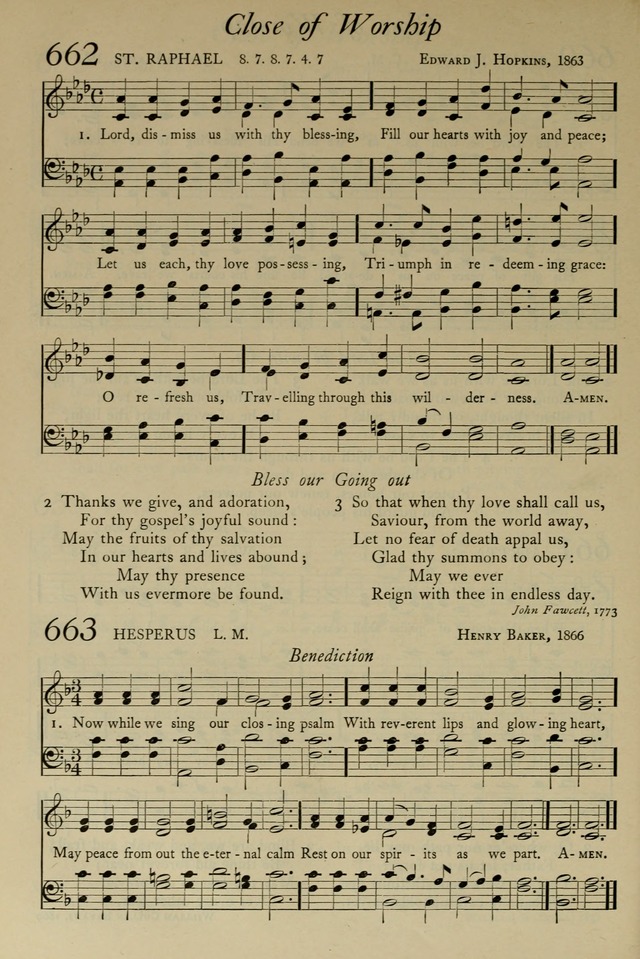 The Pilgrim Hymnal: with responsive readings and other aids to worship page 486