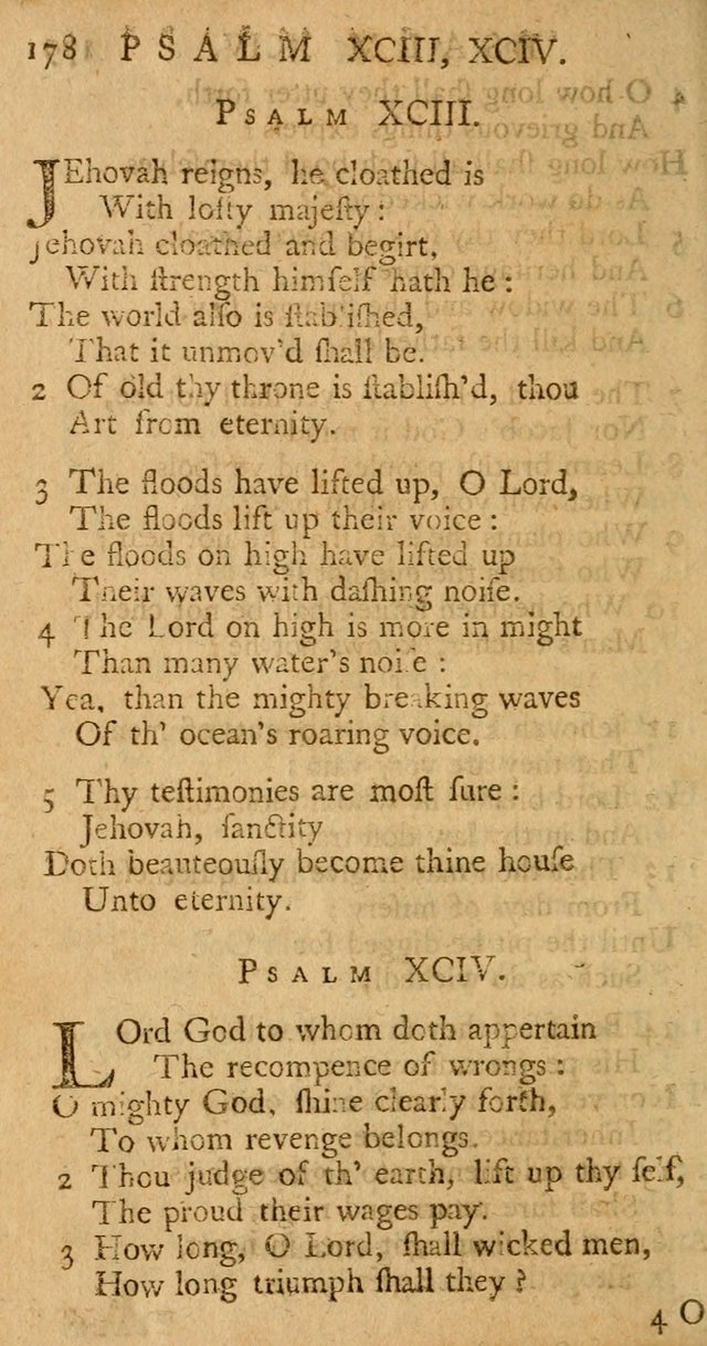 The Psalms, Hymns, and Spiritual Songs of the Old and New-Testament: faithfully translated into English metre: for the use, edification, and comfort of the saints...especially in New-England (25th ed) page 186