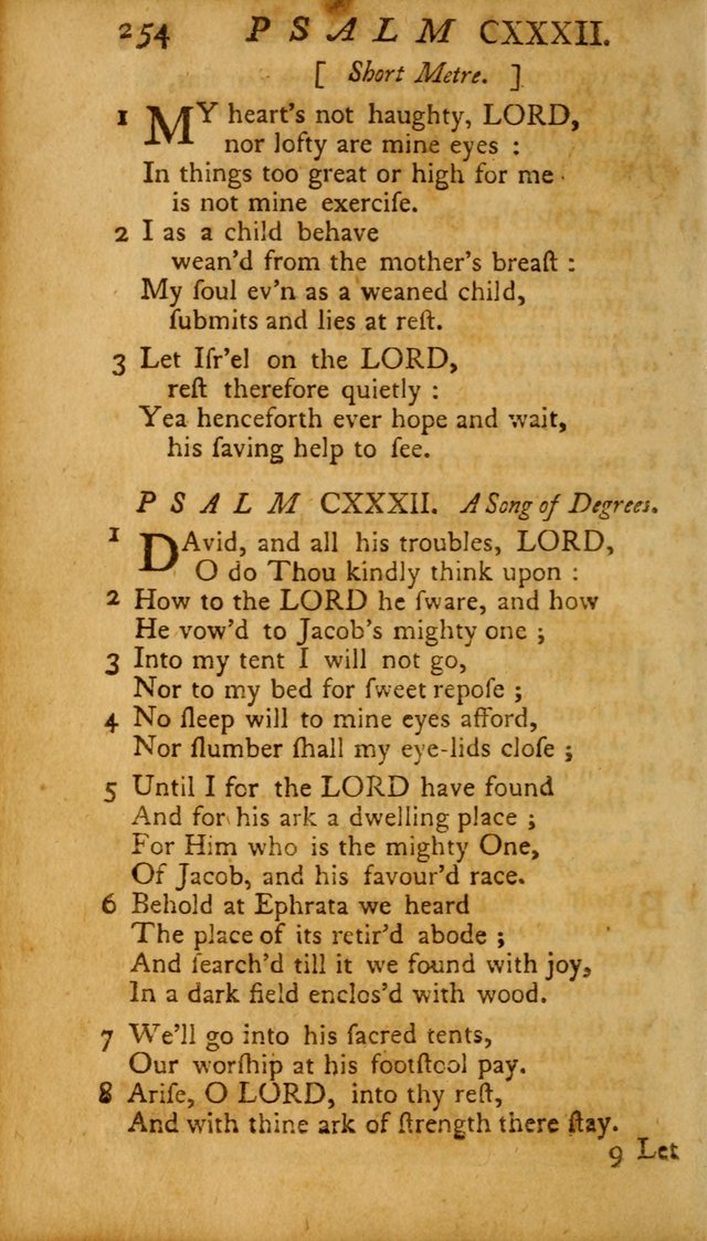 The Psalms, Hymns and Spiritual Songs of the Old and New Testament, faithully translated into English metre: being the New England Psalm Book (Rev. and Improved) page 254