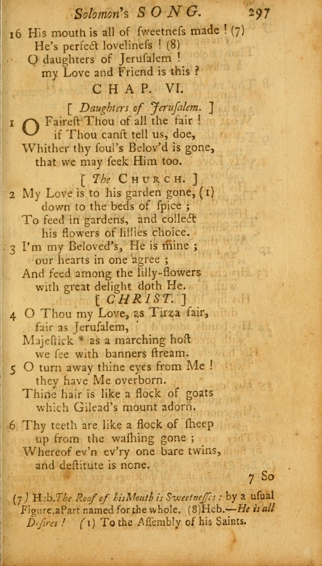The Psalms, Hymns and Spiritual Songs of the Old and New Testament, faithully translated into English metre: being the New England Psalm Book (Rev. and Improved) page 297