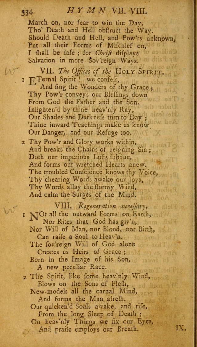 The Psalms, Hymns and Spiritual Songs of the Old and New Testament, faithully translated into English metre: being the New England Psalm Book (Rev. and Improved) page 334