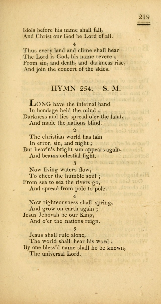 Psalms, Hymns and Spiritual Songs: selected and designed for the use of  the church universal, in public and private devotion; with an appendix, containing the original hymns omitted in the last ed. page 221
