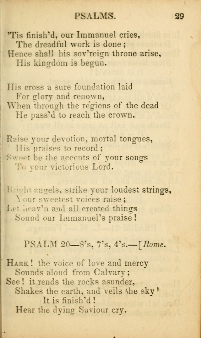 Psalms, Hymns, and Spiritual Songs: original and selected (5th ed.) page 29