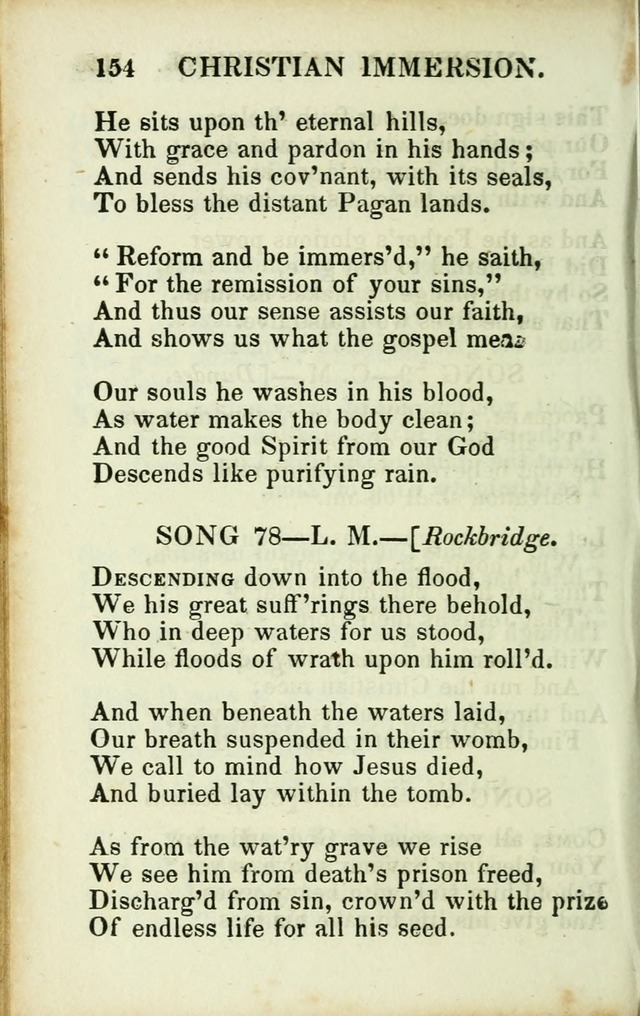 Psalms, Hymns and Spiritual Songs, Original and Selected. (14th stereotype ed.) page 154