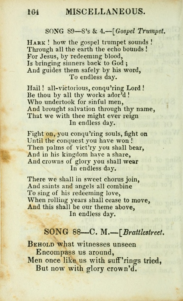 Psalms, Hymns and Spiritual Songs, Original and Selected. (14th stereotype ed.) page 164