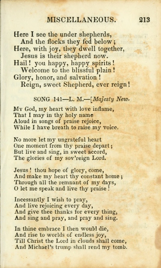 Psalms, Hymns and Spiritual Songs, Original and Selected. (14th stereotype ed.) page 213