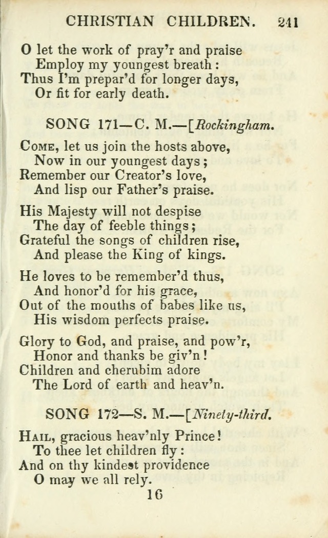 Psalms, Hymns and Spiritual Songs, Original and Selected. (14th stereotype ed.) page 241